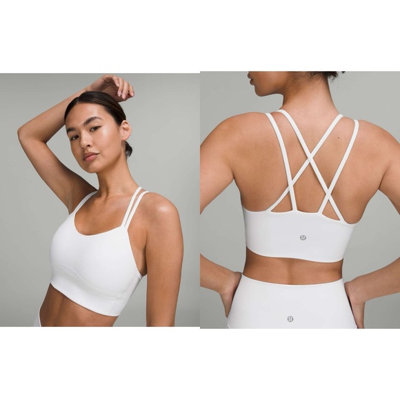lululemon athletica Other - Lululemon Like A Cloud Longline Bra Light Support B/C Cup White
